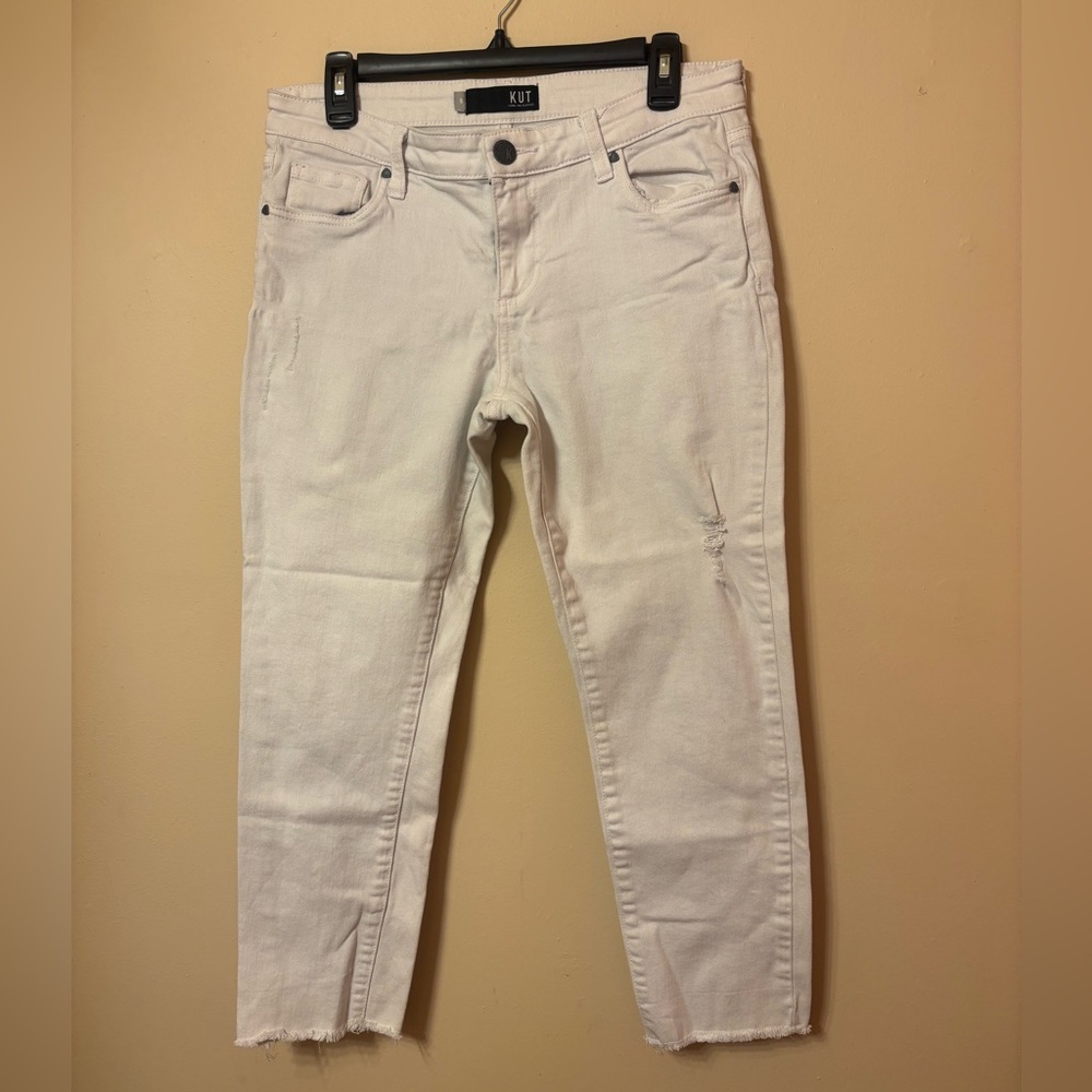 Kut from the Kloth Women's Off-White Skinny Jeans